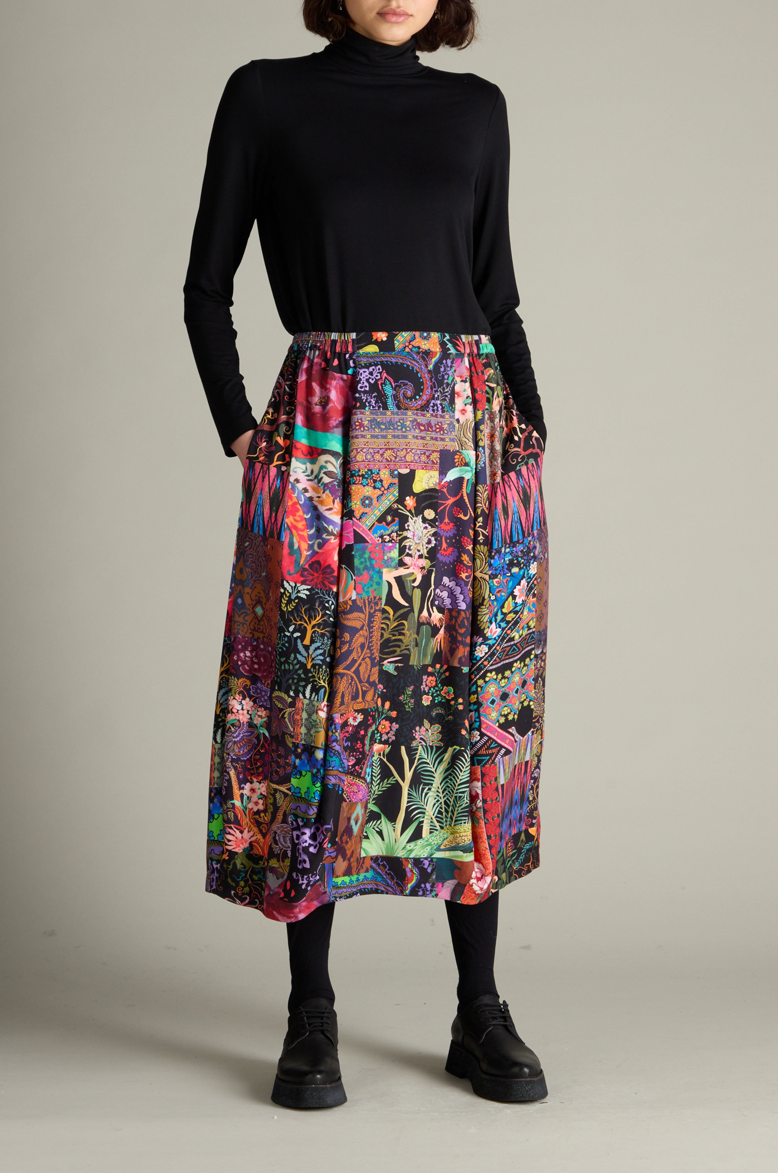 Patchwork Skirt - Multi