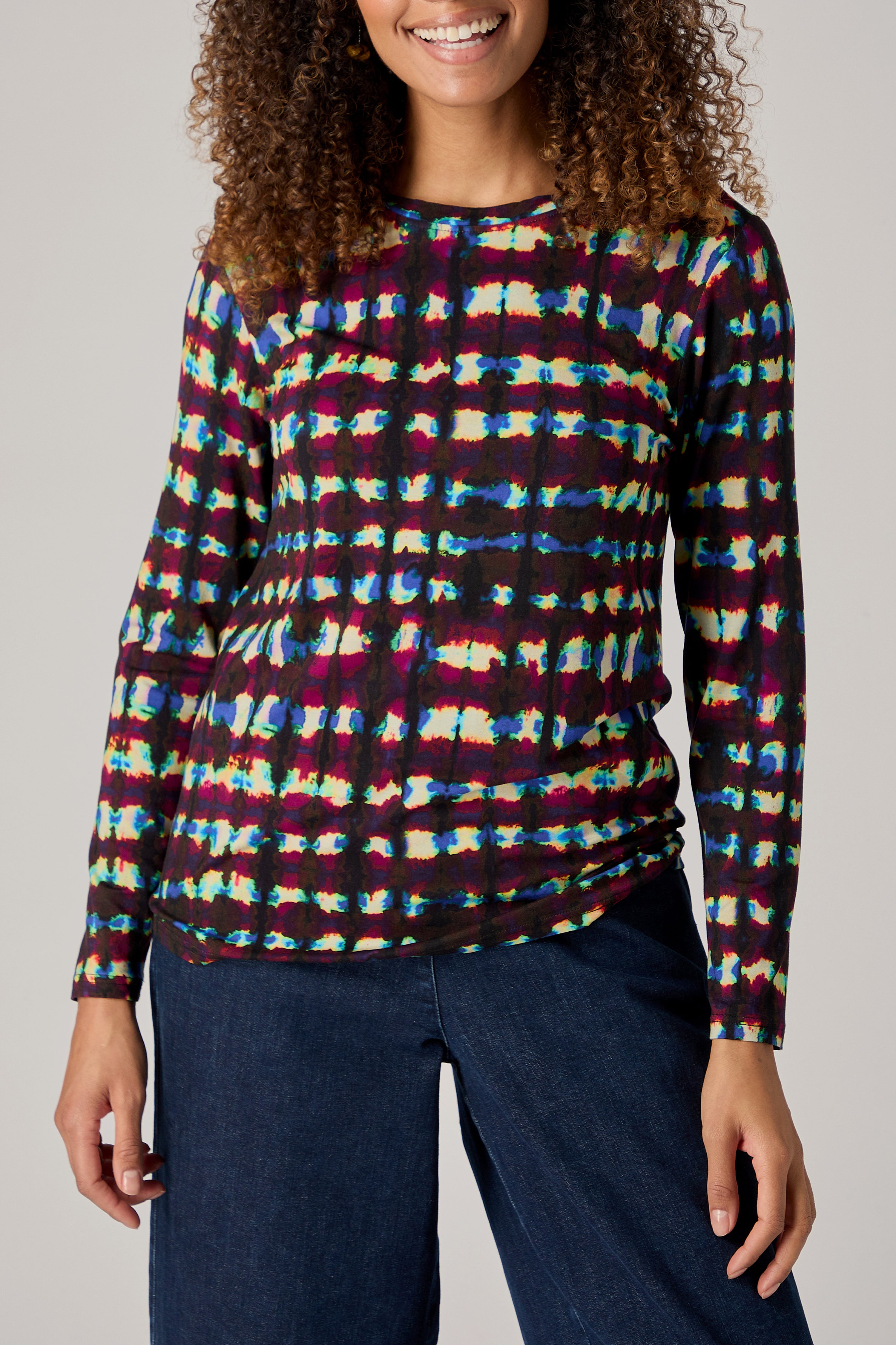 Marble Stripe Top - Multi