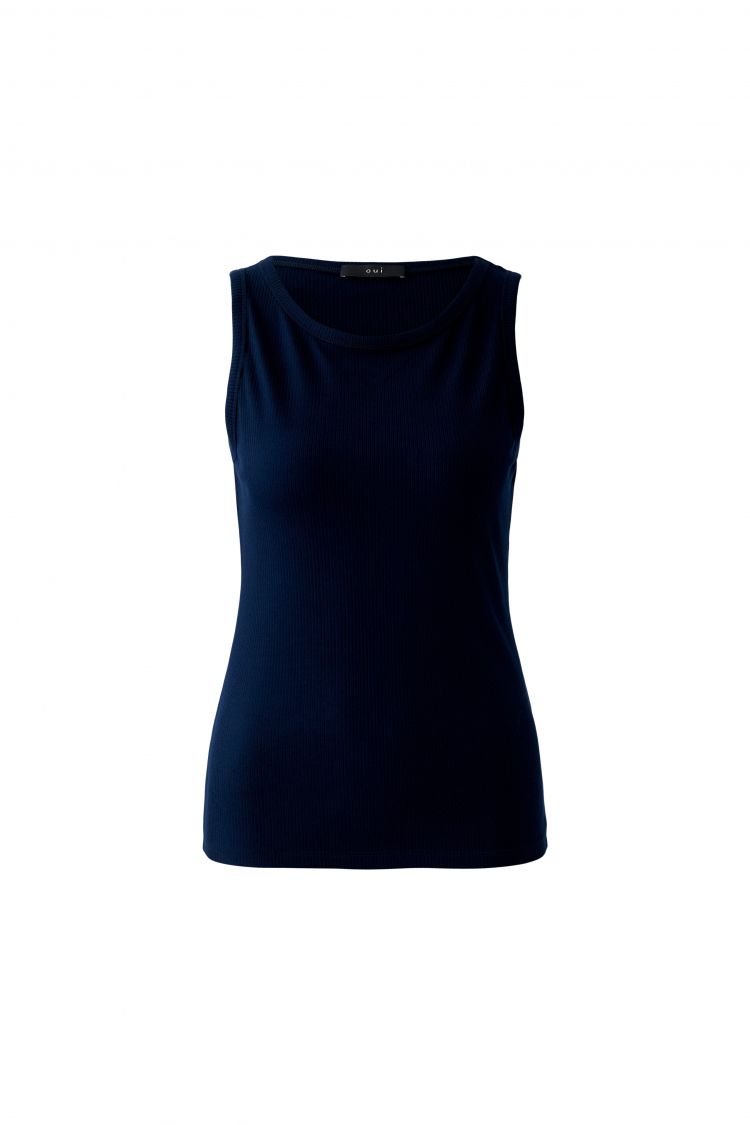 Filiz Vest Top - Navy