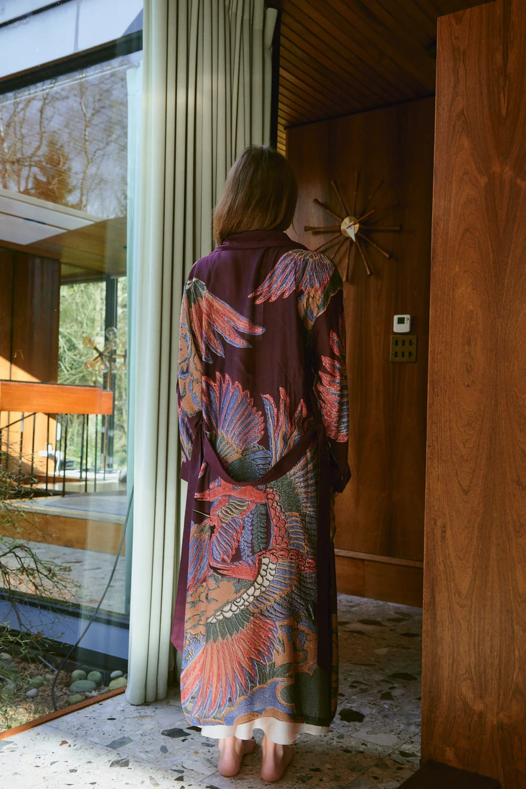 Crane Gown - Plum Mix