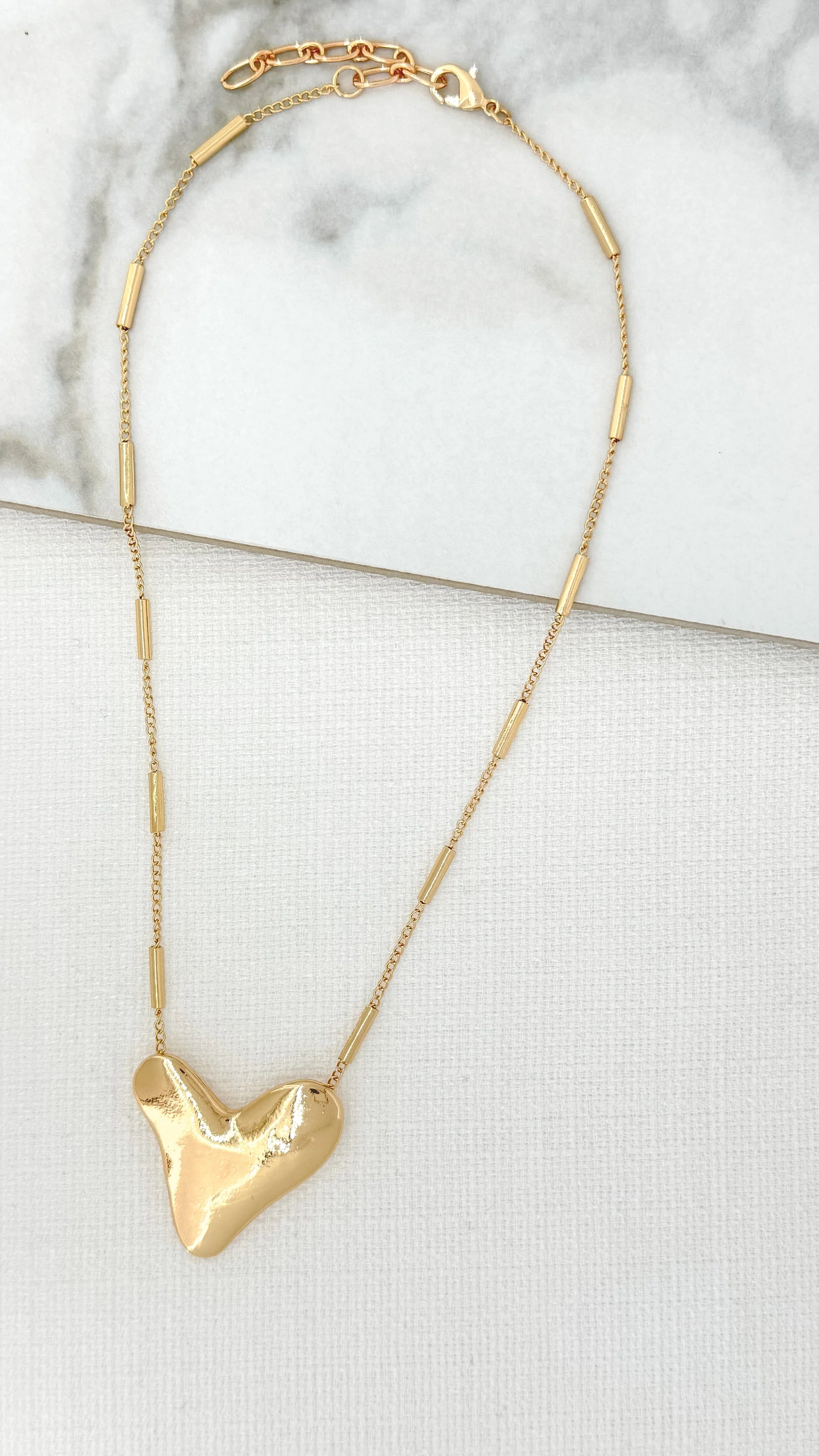 Heart Necklace - Gold