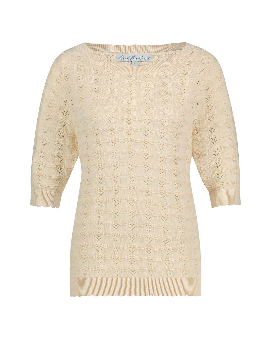 Sweet Pointelle Top - Butter
