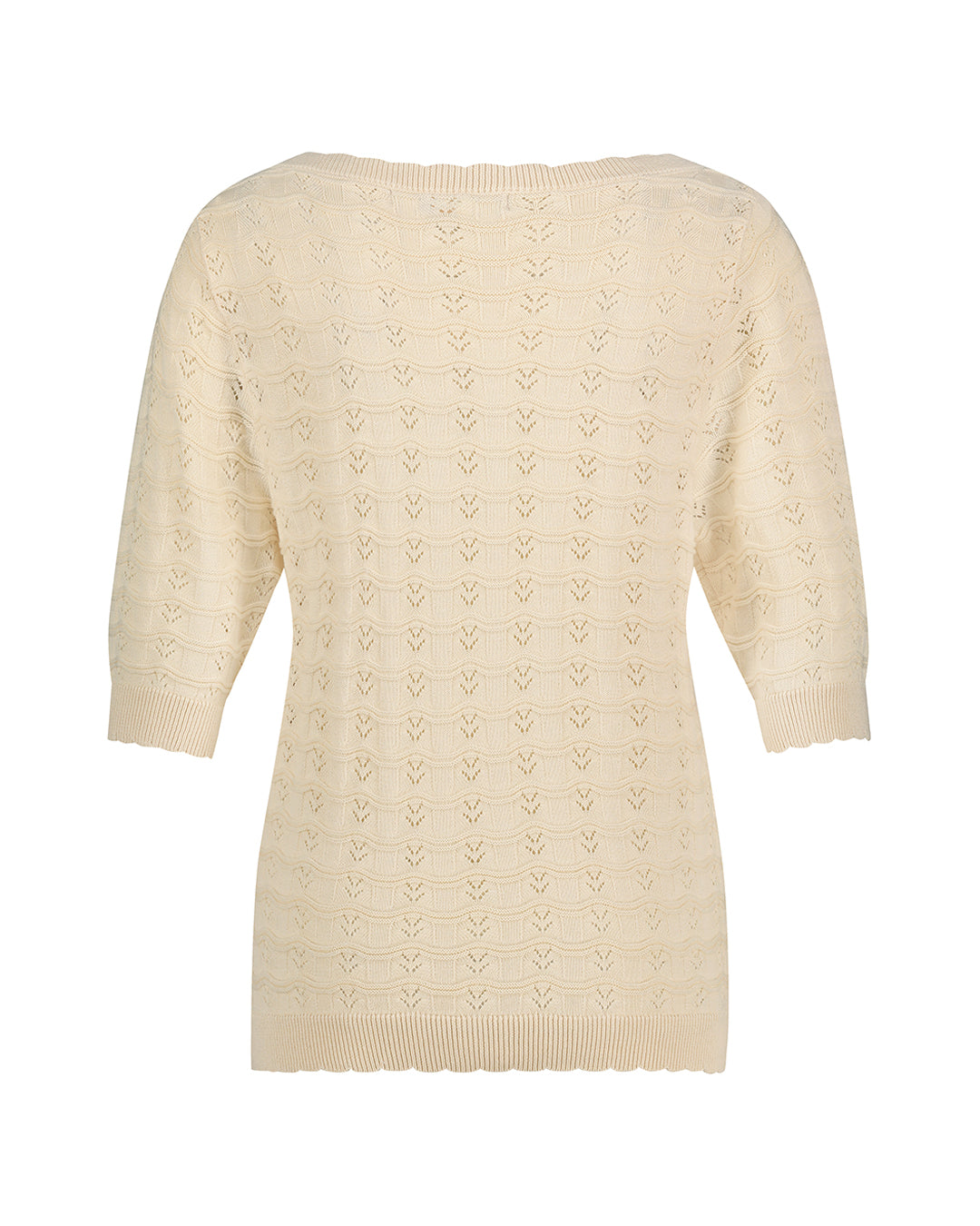 Sweet Pointelle Top - Butter