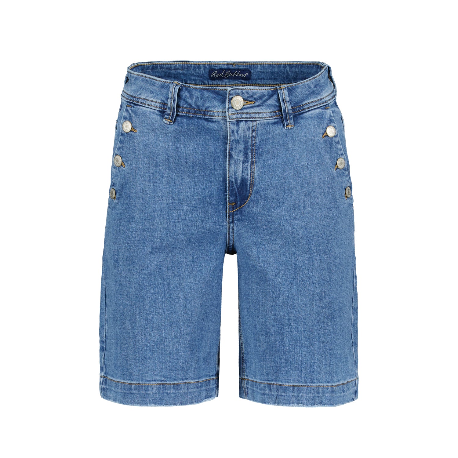 Bibette Denim Short - Mid Stone