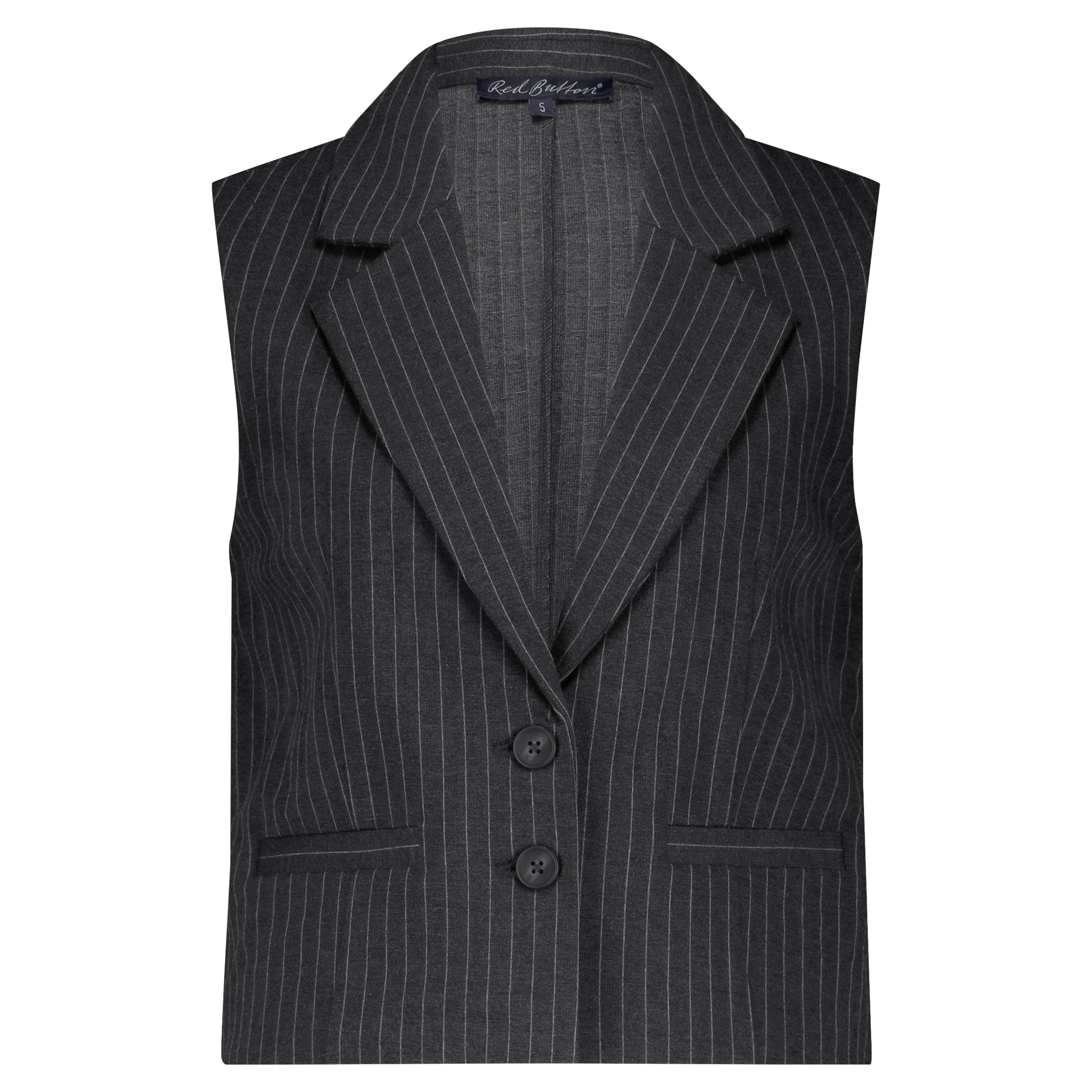 Punta Pinstripe Waistcoat - Grey