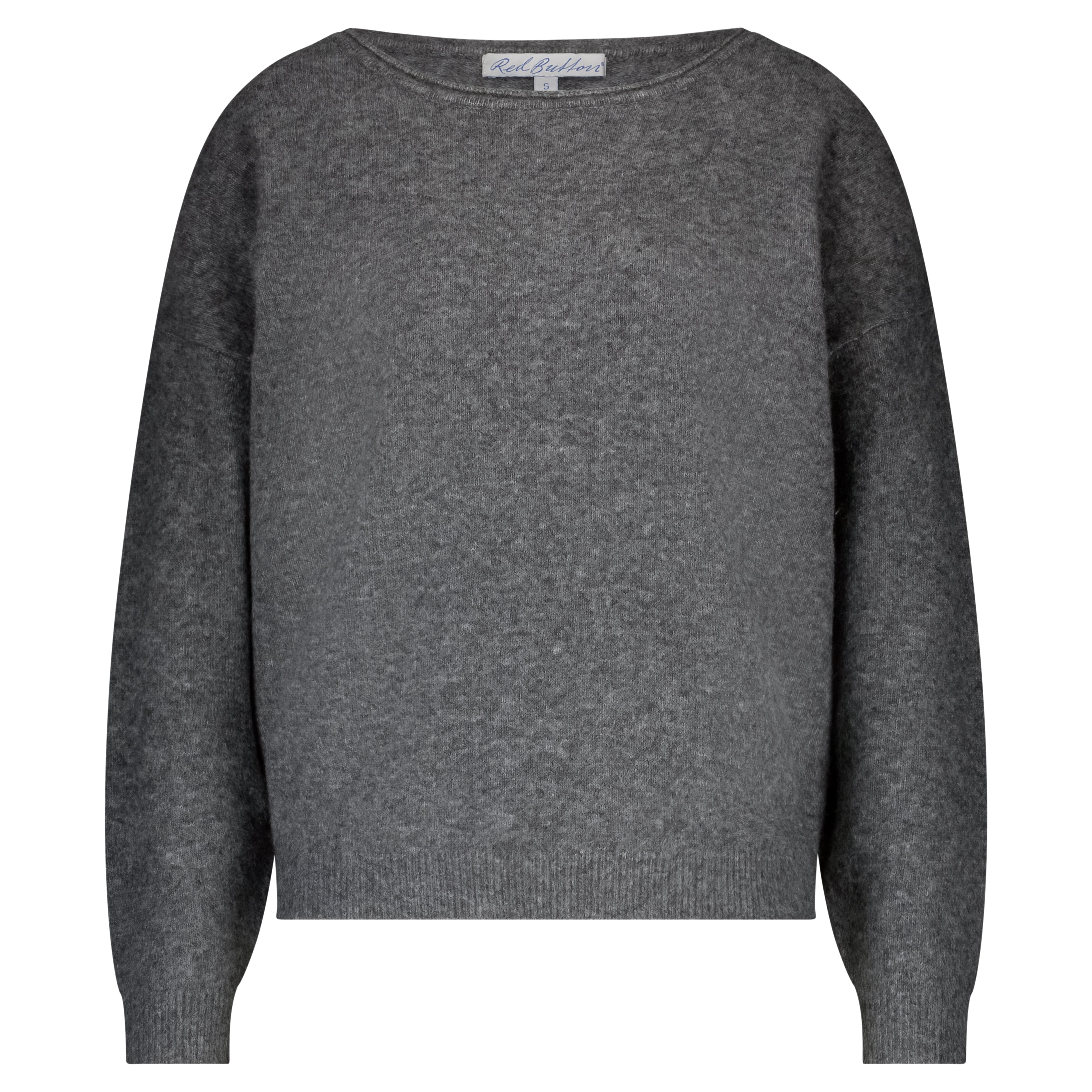 Boatneck Knit Jumper - Grey