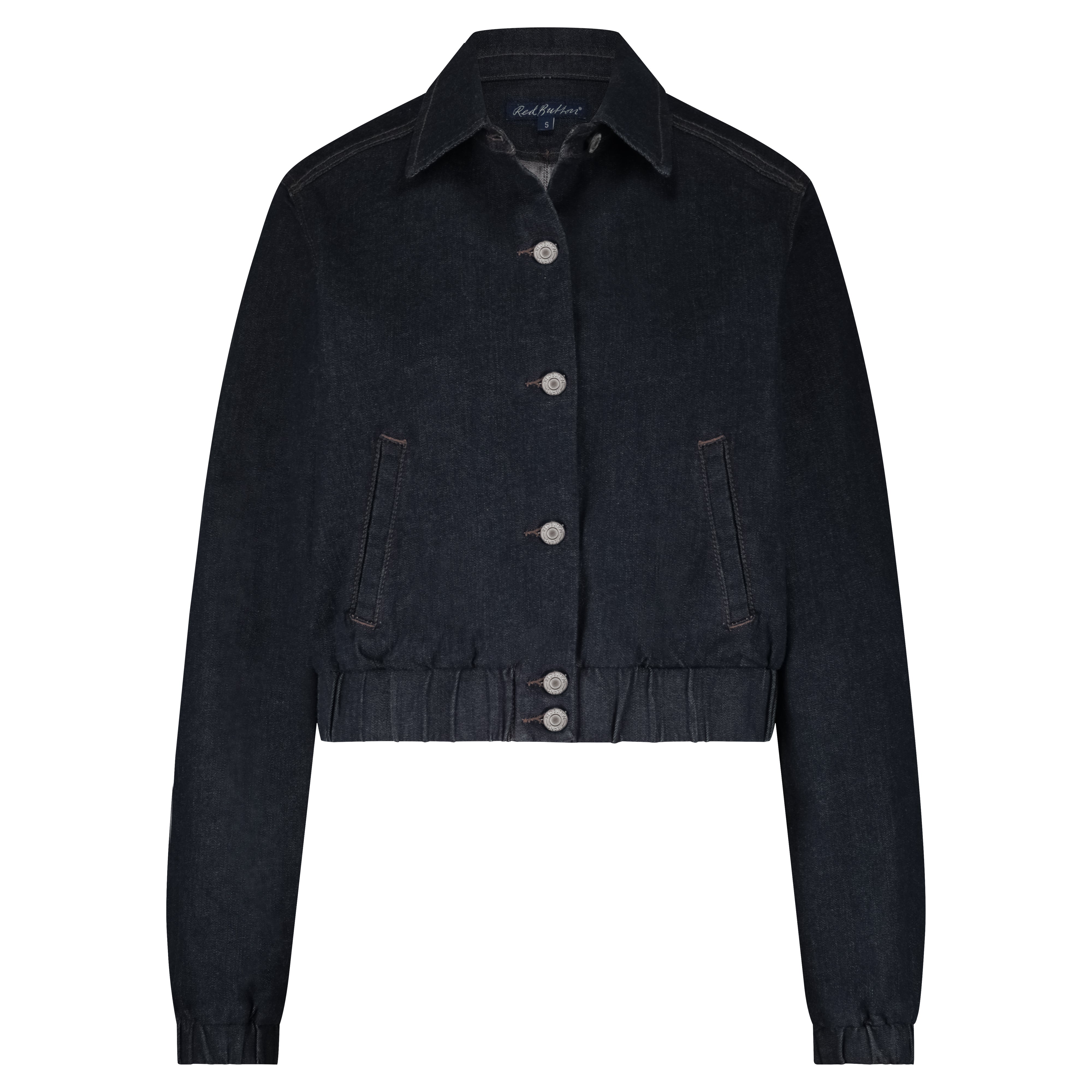 Denim Bomber Jacket - Dark Blue
