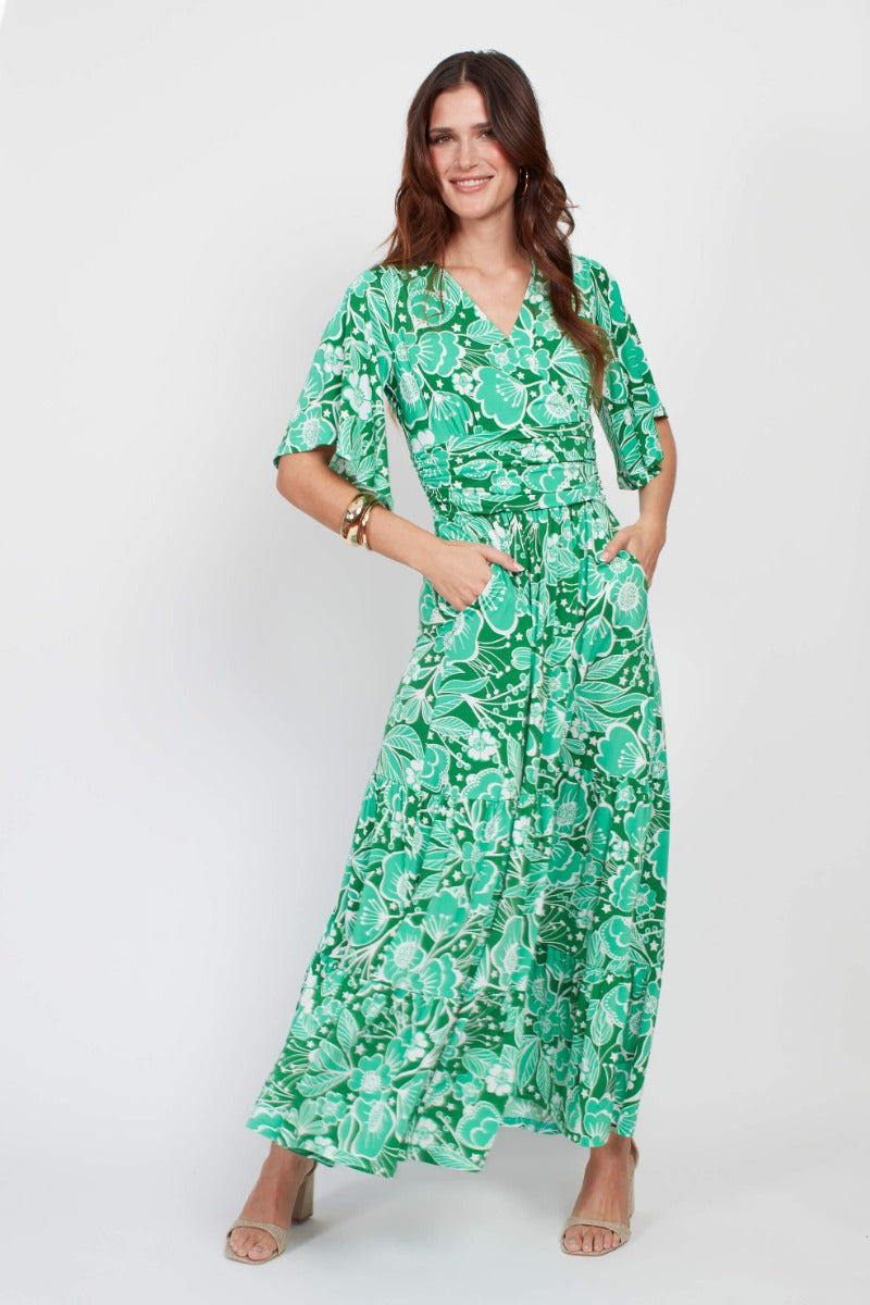 Tilly Maxi Dress - Wildflower Green