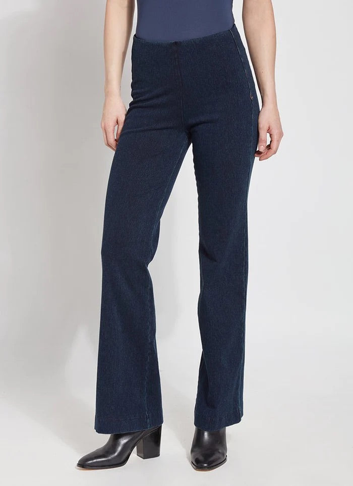 Wide Leg Pull on Jean - Indigo
