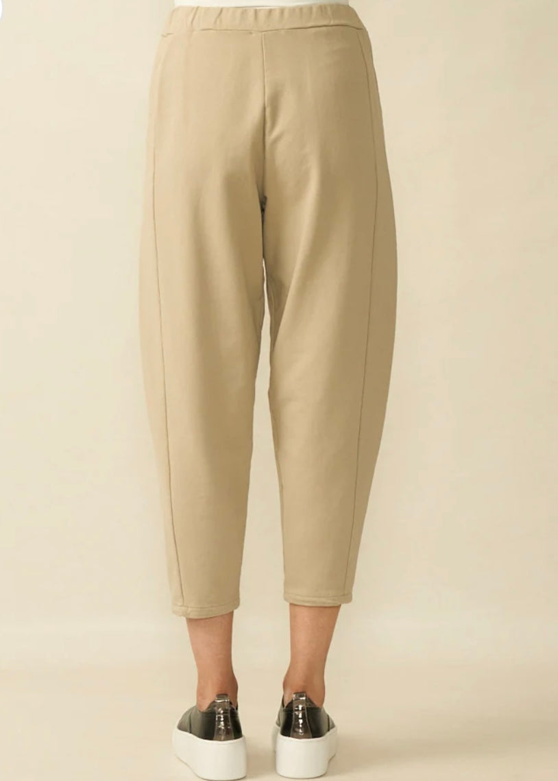 Barrel leg Trouser - Stone