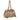 Drawstring Tassle Shoulder Bag - Sand