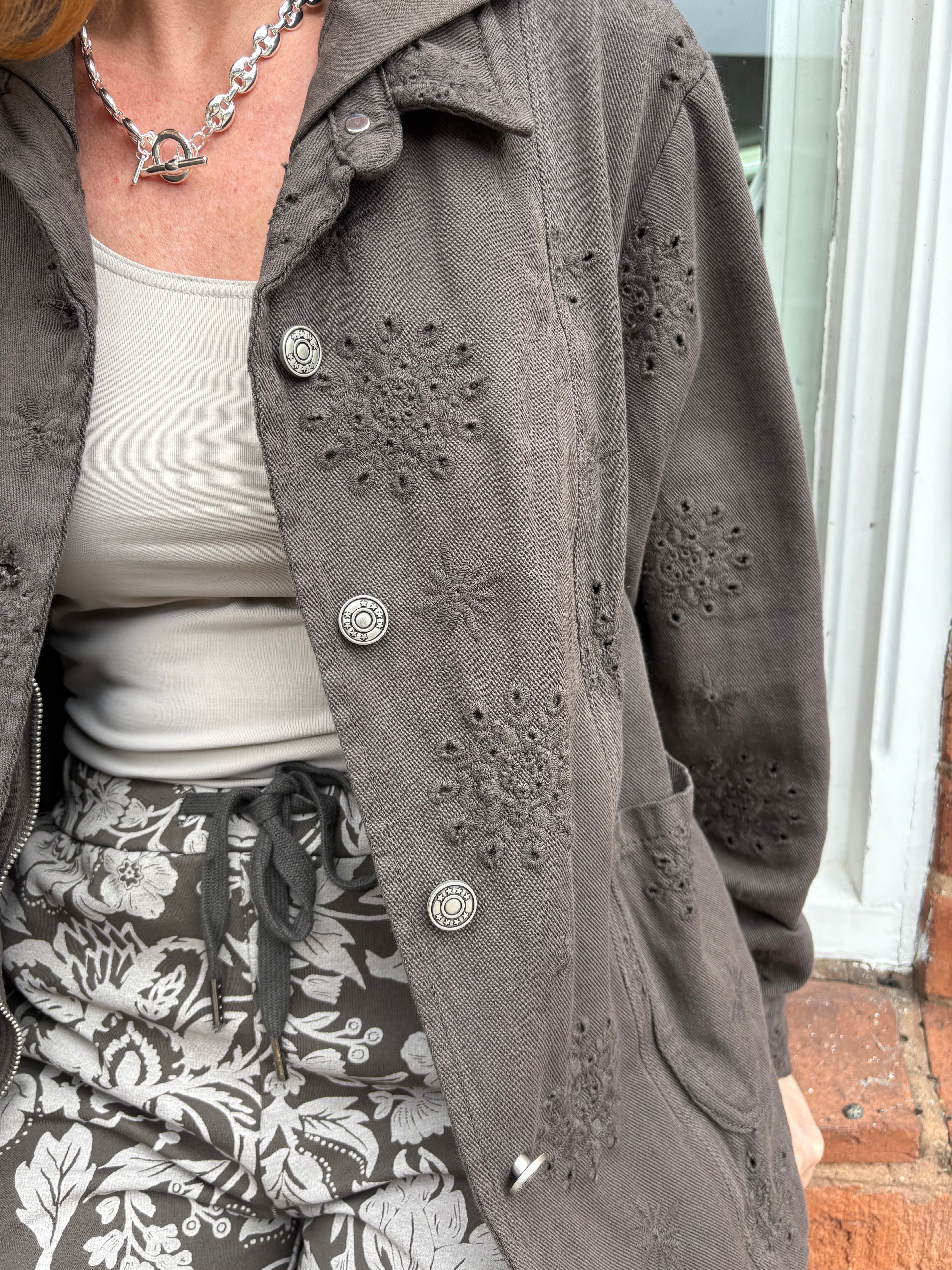 Hooded Jacket - Chocolate