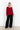 Biara Round Neck Jumper - Chilli Pepper Red