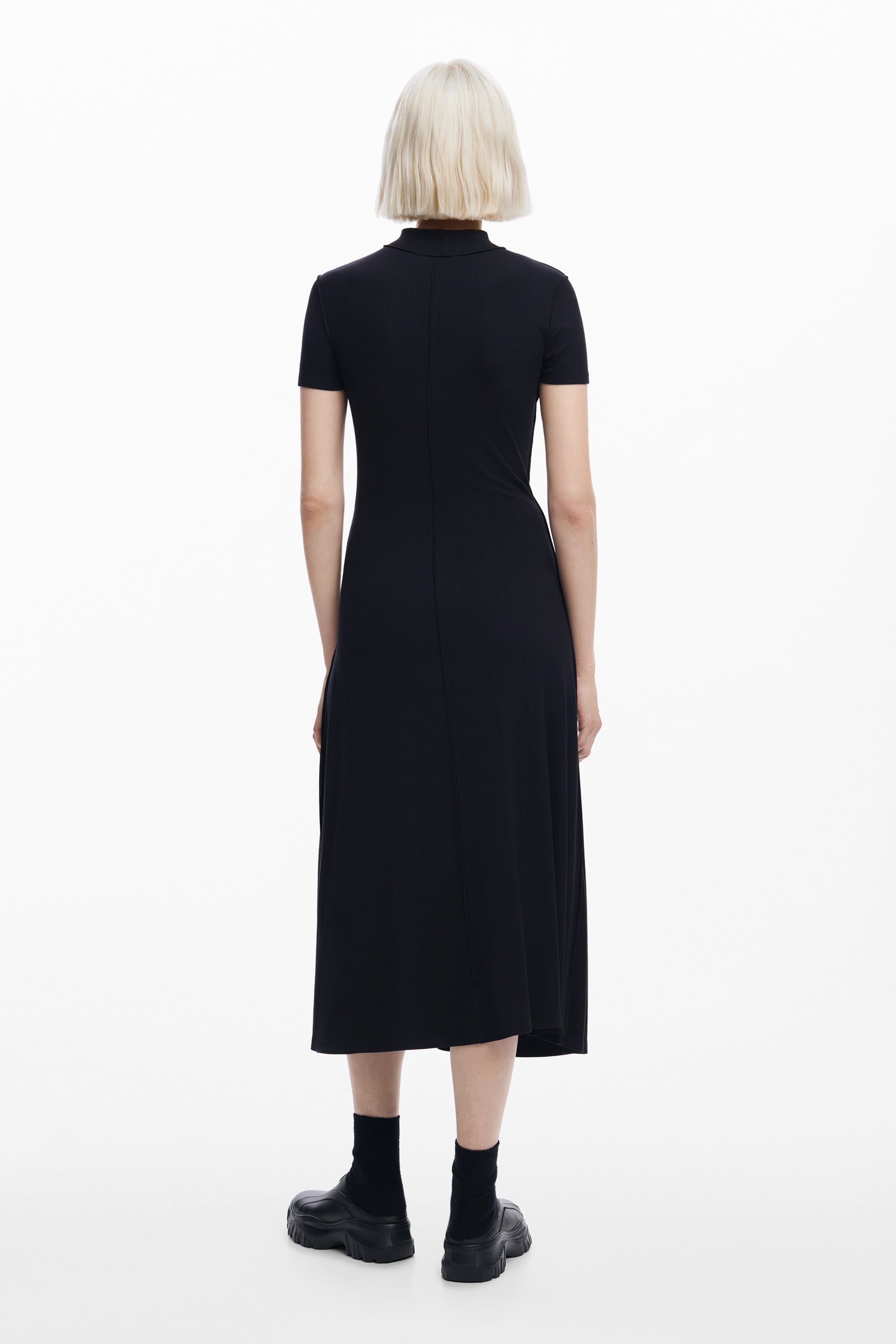 High Neck Dress - Black