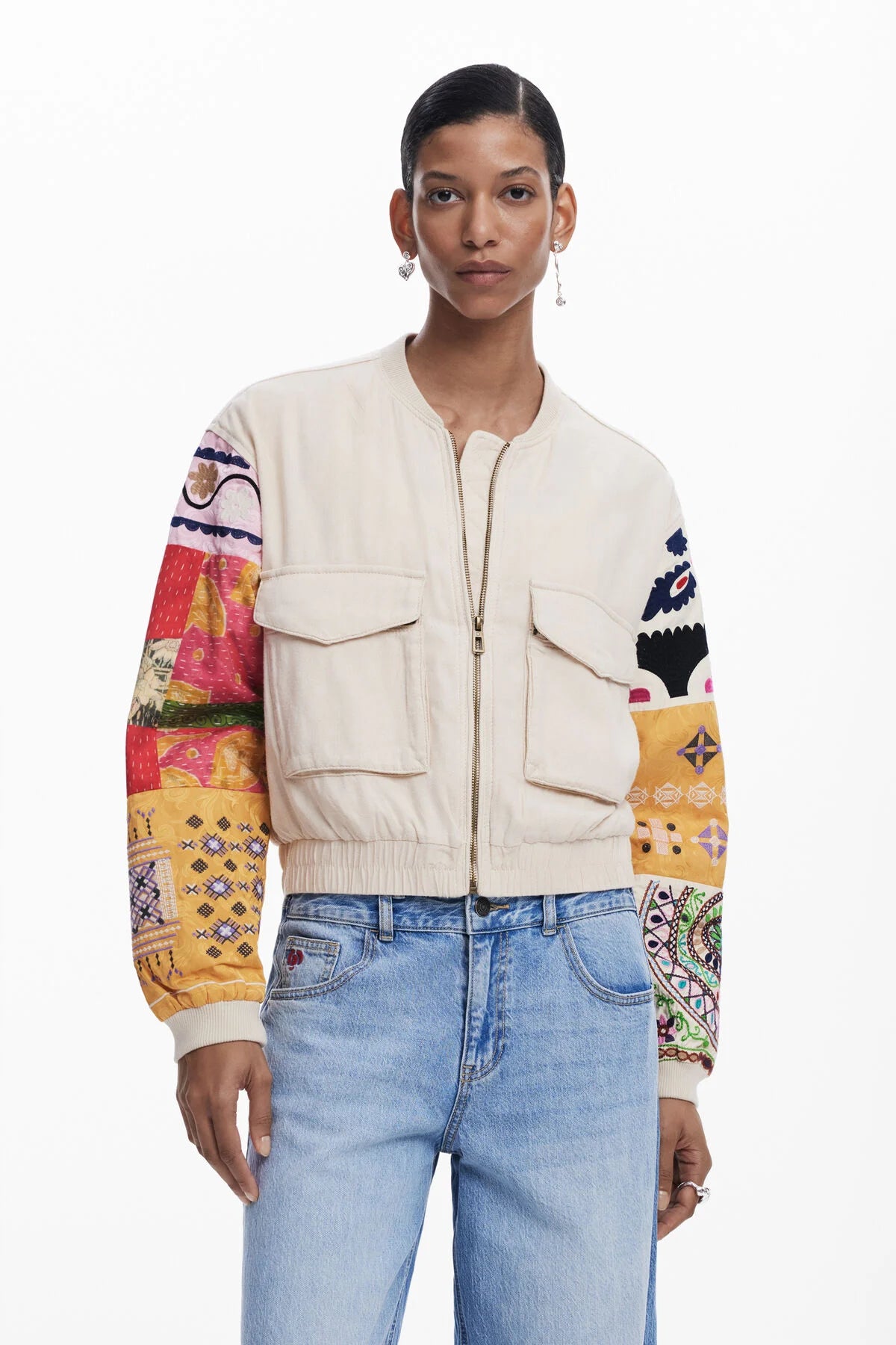 Stone Bomber Jacket - Multi