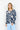 Biara Floral Lightweight Jumper - Cream/Navy Blue