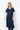 Banu Jersey Midi Dress - Navy Blue