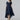 Plisse Polka Dot Dress - Navy by Leo & Ugo