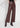 Wide Faux Leather Trousers - Burgundy