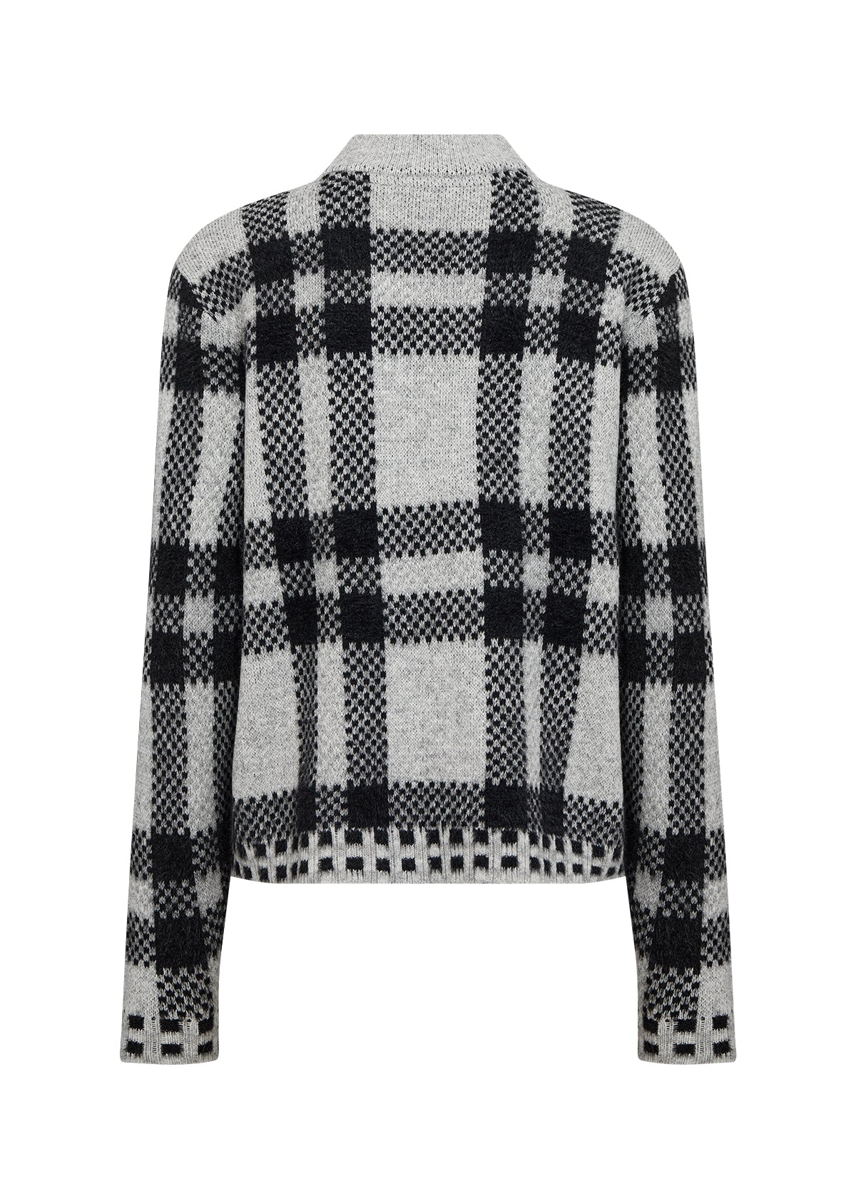 Vibsa Checked Jumper - Grey/Black