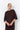 Violetta Ribbed Metallic Blouse - Chocolate Plum