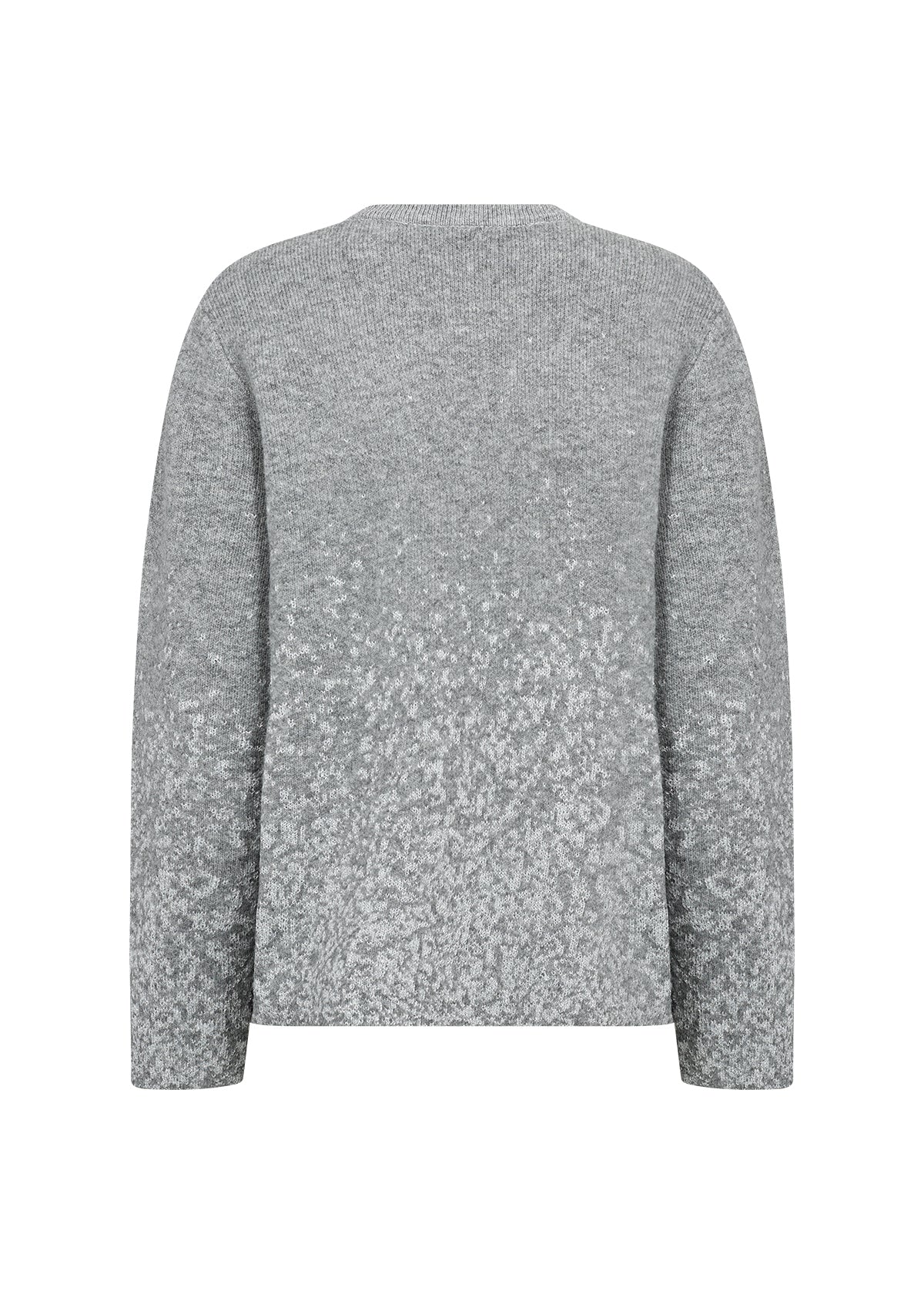 Audrey Textured Knit Jumper - Grey Mix