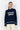 Orlean Graphic Knit Jumper - Navy Blue