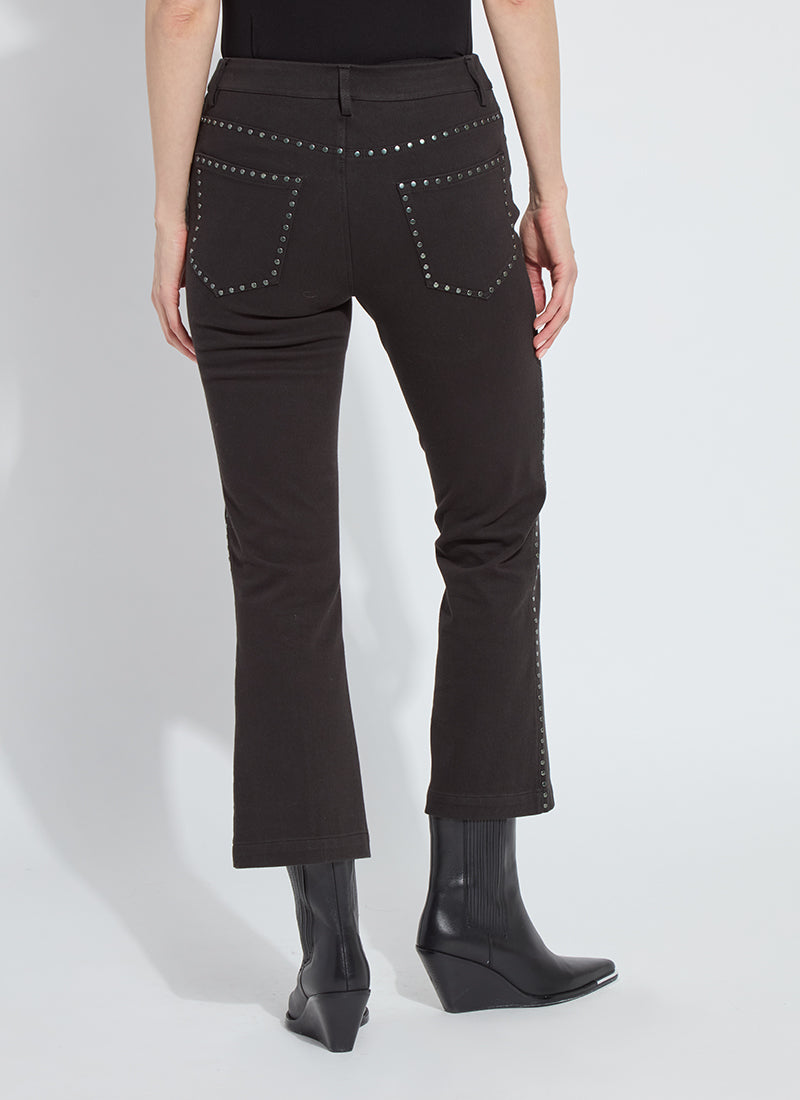Jordanne Studded Baby Boot Jeans - Black