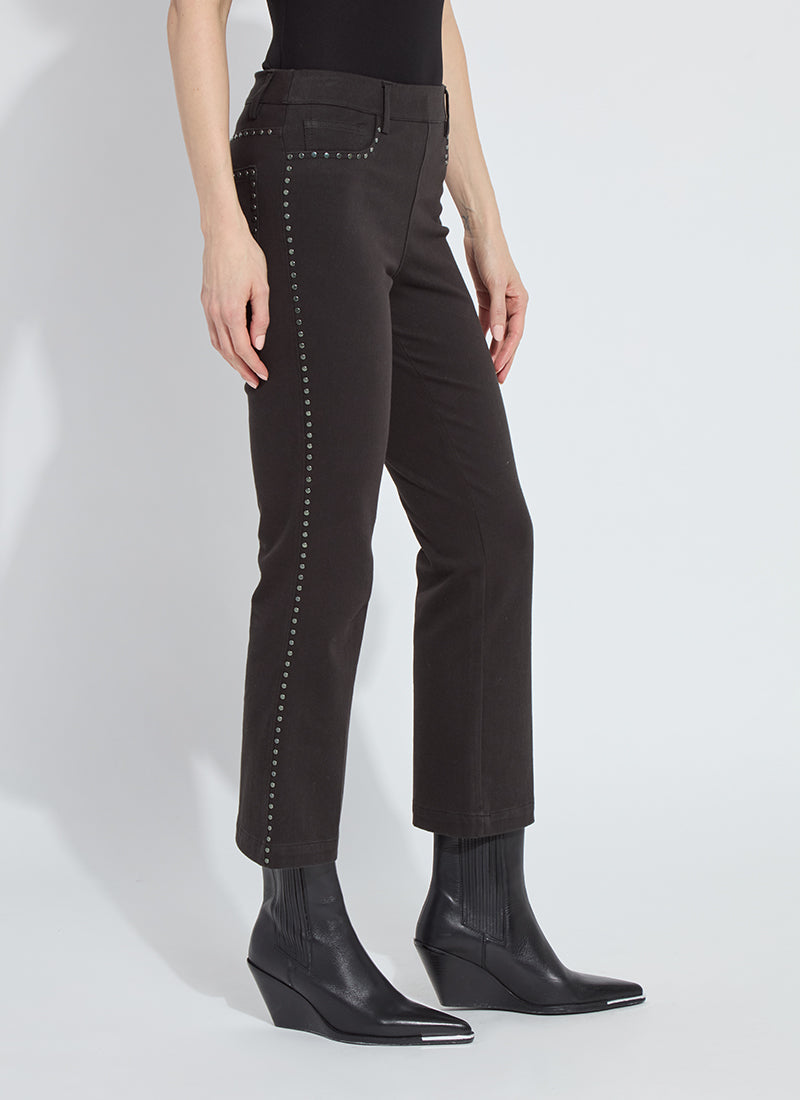 Jordanne Studded Baby Boot Jeans - Black