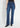 Liora Zip Front Jeans - Dark Wash