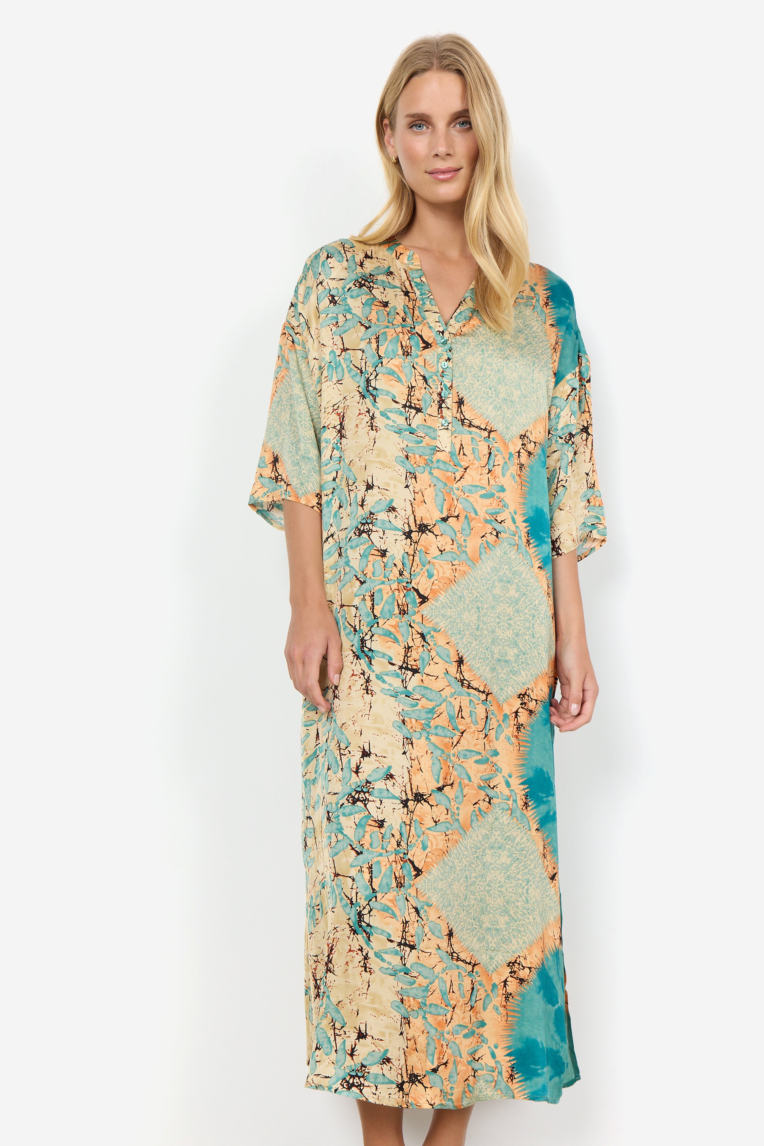Emly Dress in Teal