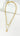 Short Double Heart Necklace - Gold by ENVY