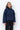 Gia Waxed Parka - Navy Blue