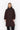 Fenya Long Line Quilted Jacket - Chocolate Plum