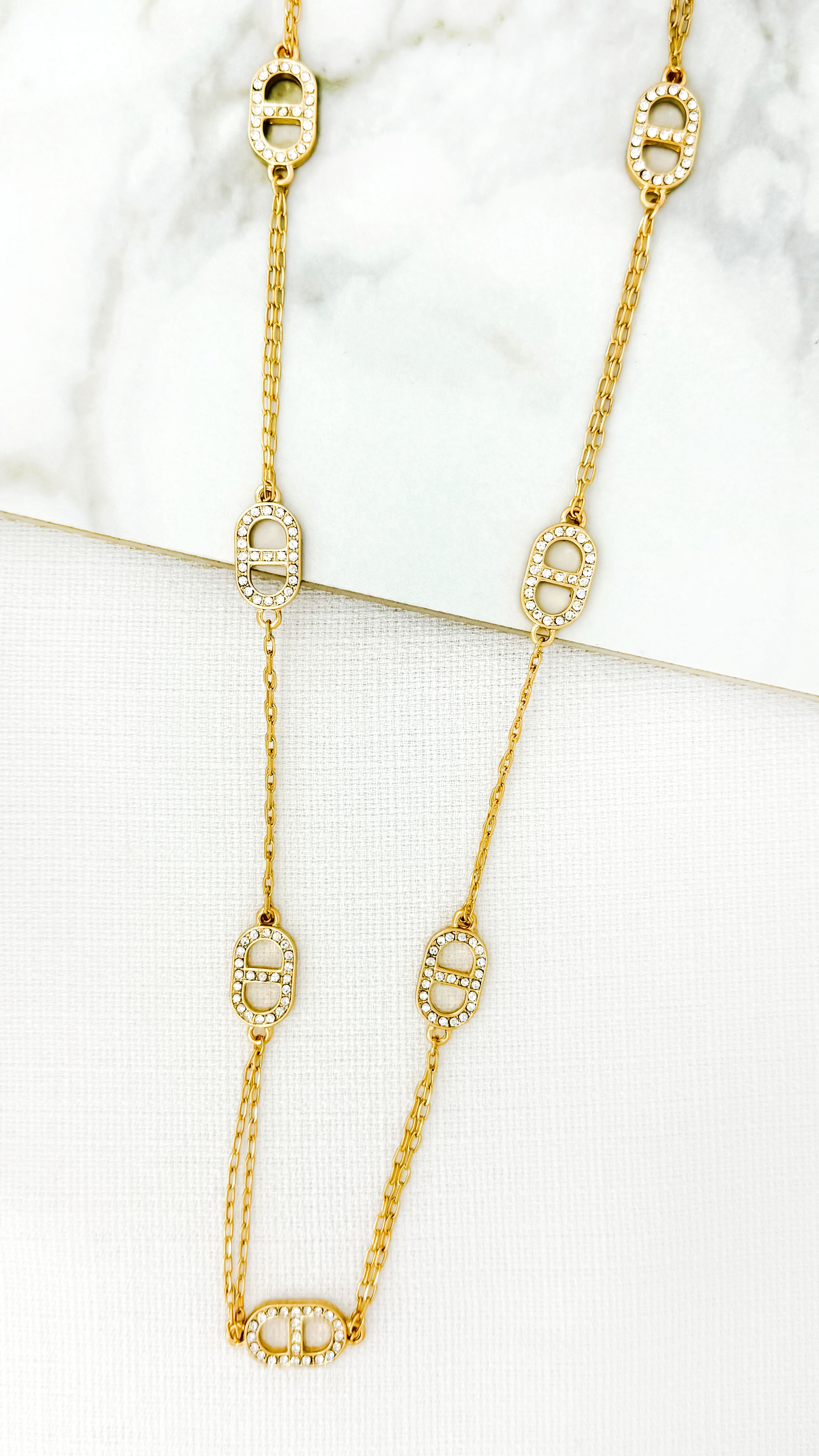 Long Necklace - Gold