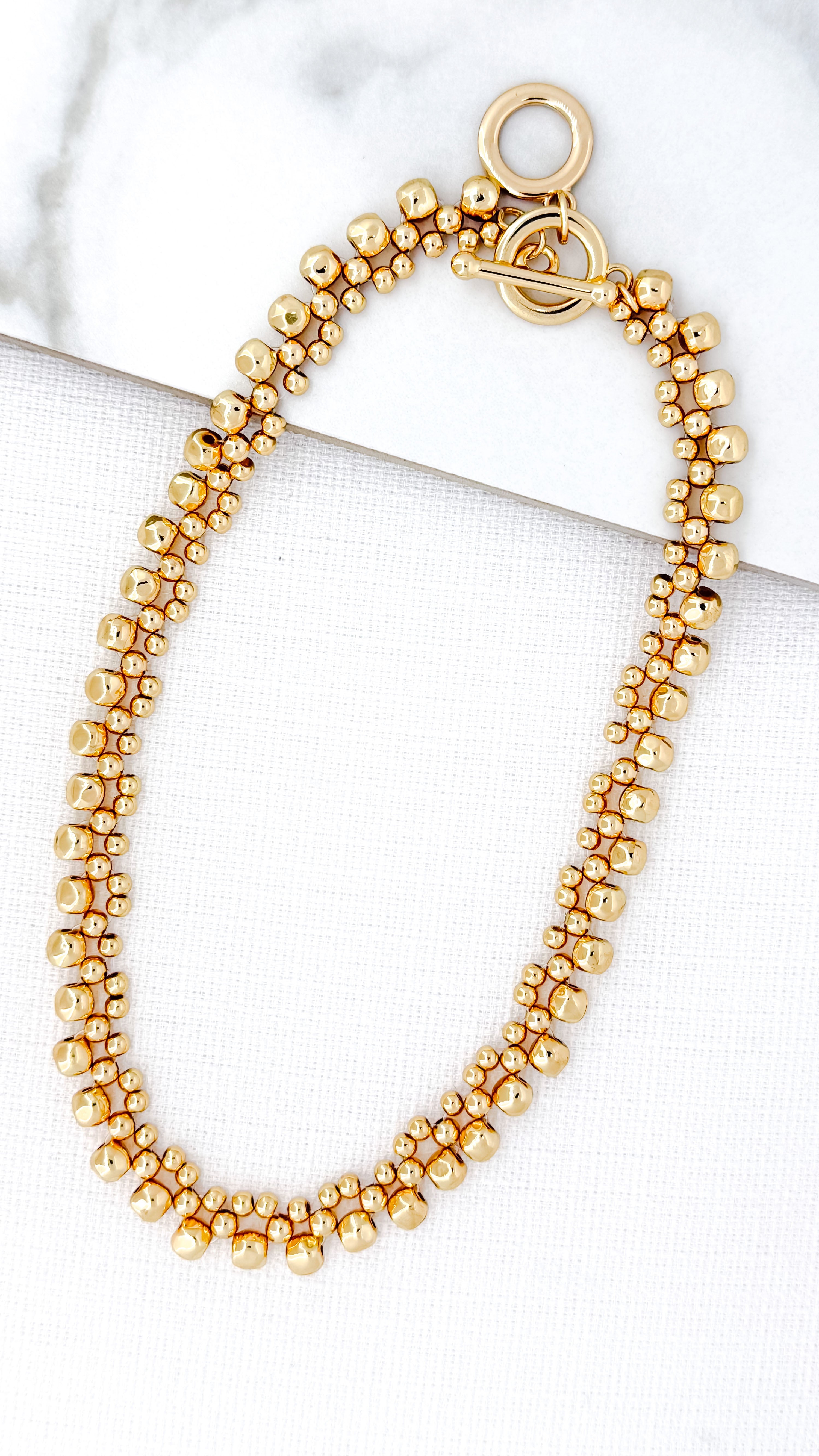 Short Necklace - Gold