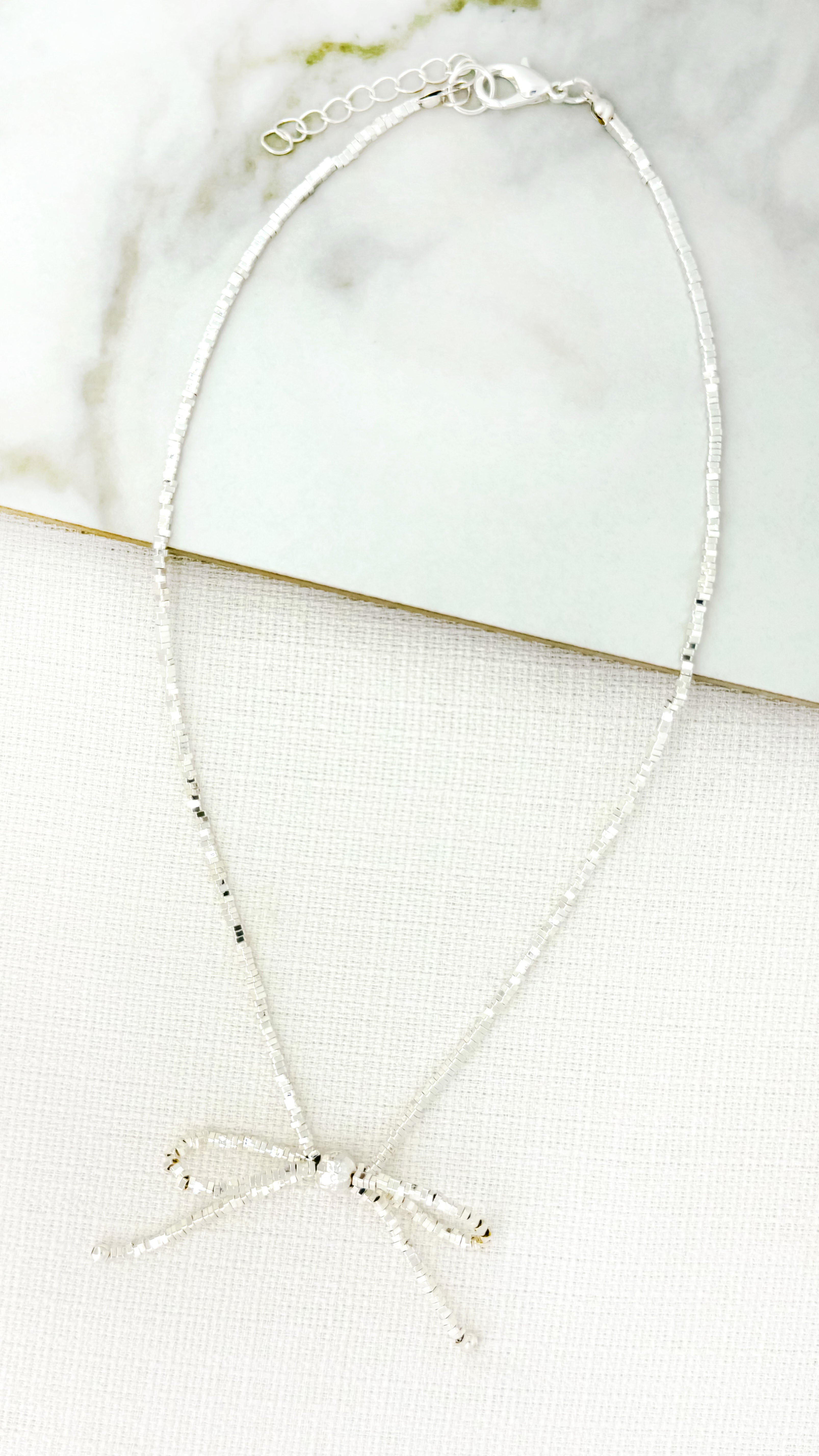 Short Necklace - Silver