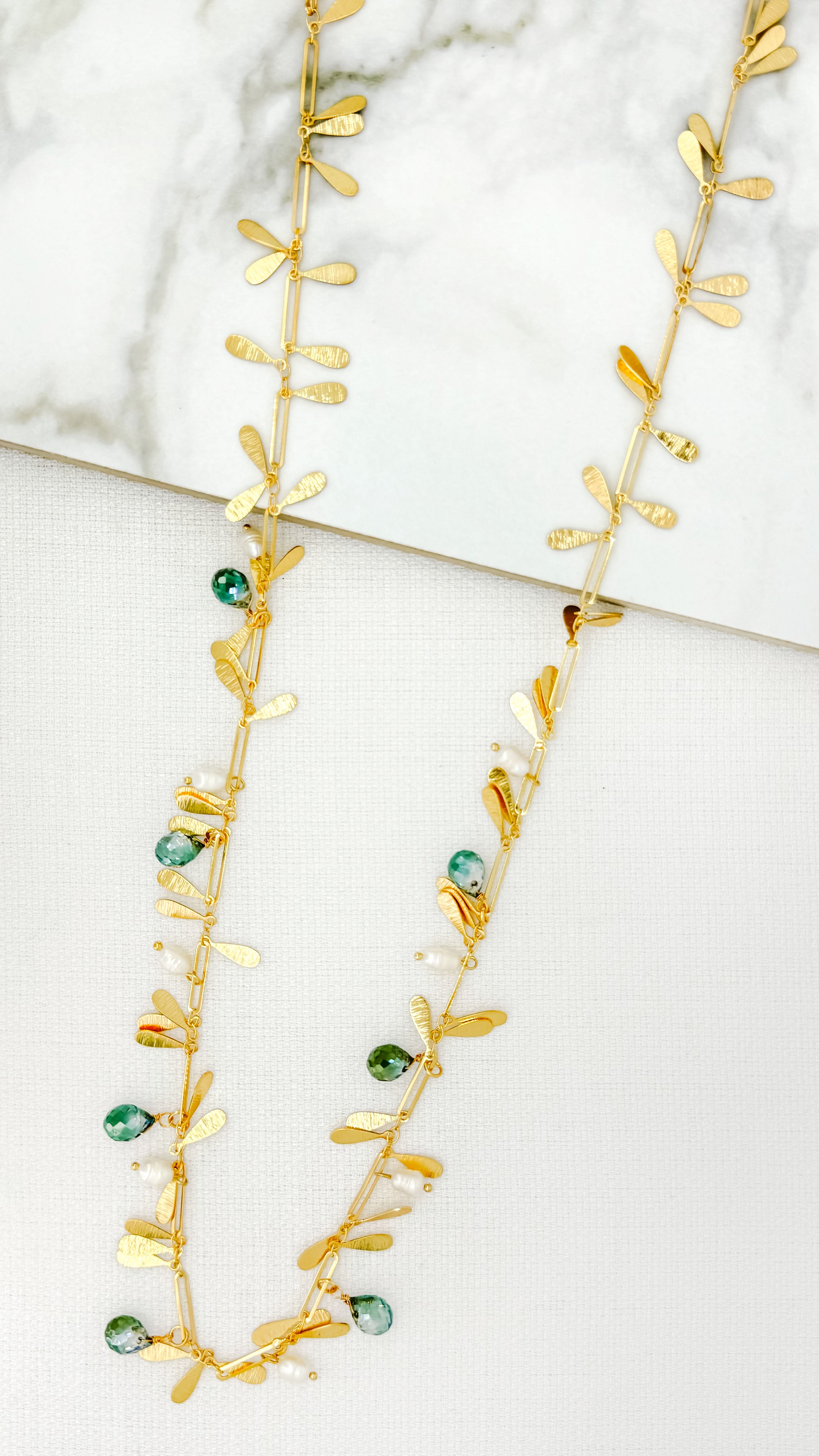 Long Necklace - Gold