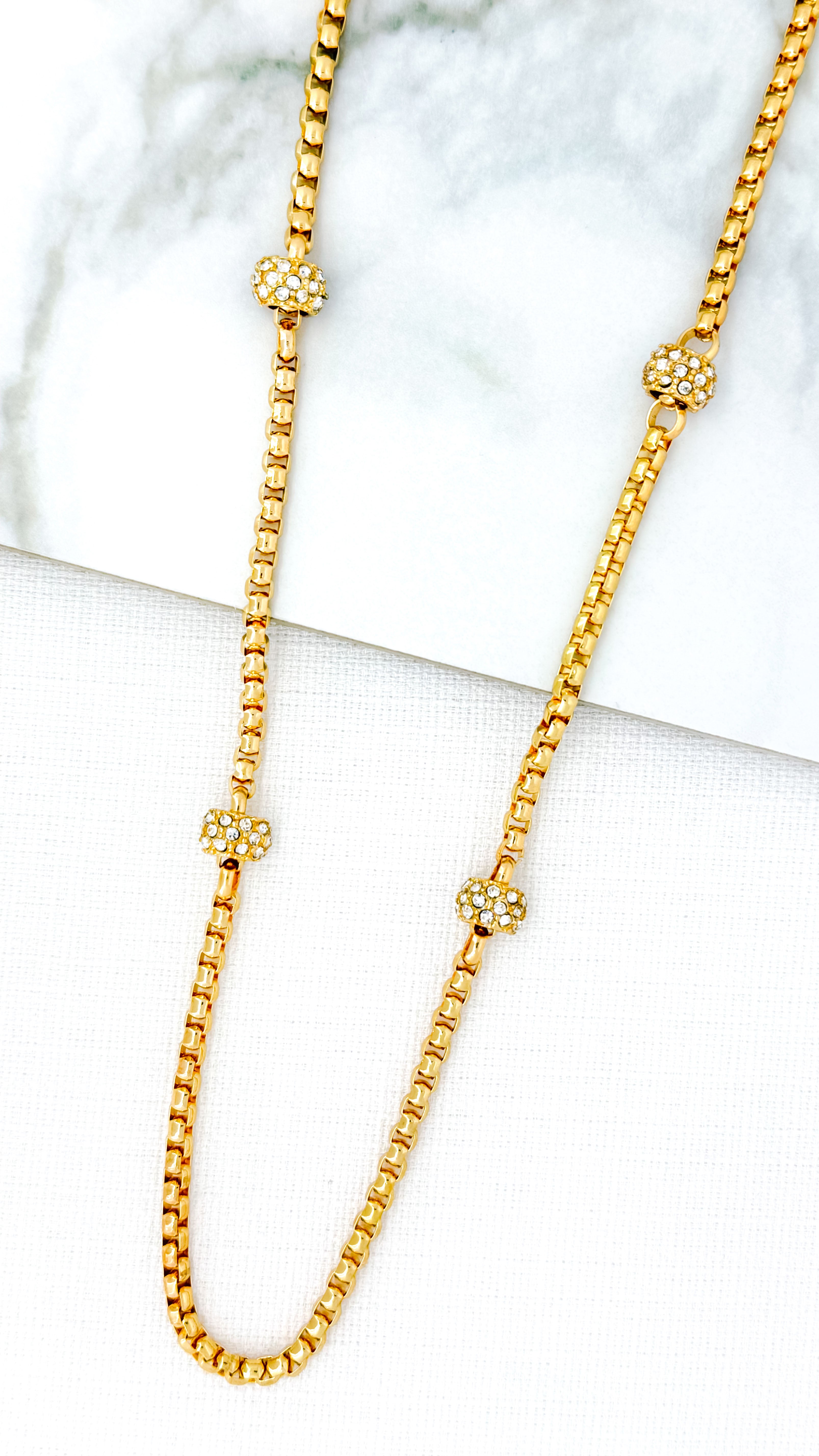 Long Necklace - Gold