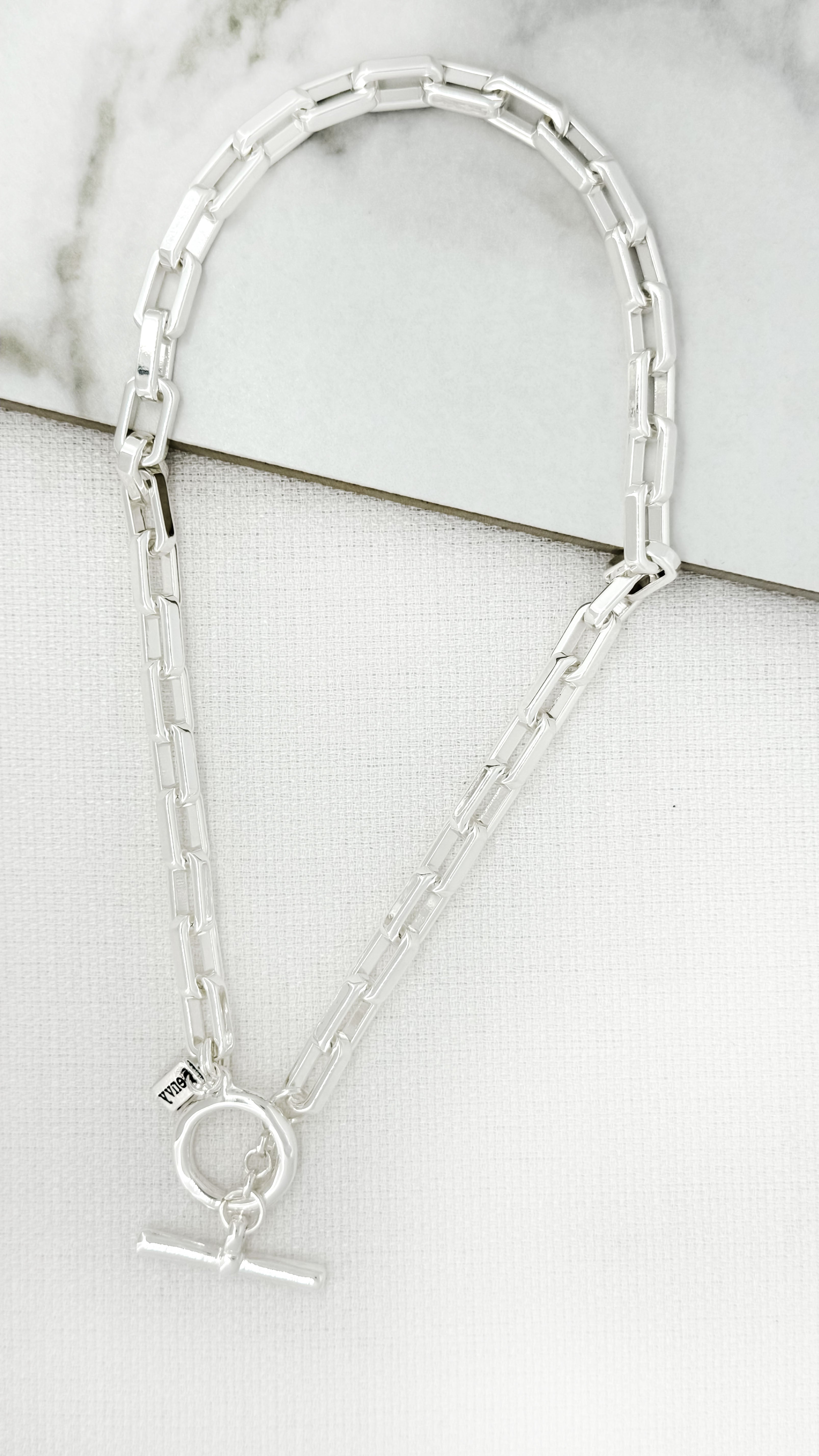 Short Necklace - Silver