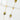 Long Glass Bead Necklace - Gold by ENVY