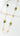 Long Glass Bead Necklace - Gold by ENVY