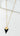 Long Heart Necklace - Gold/Black by ENVY