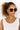 Oversized Sunglasses - Gold by Soya Concept