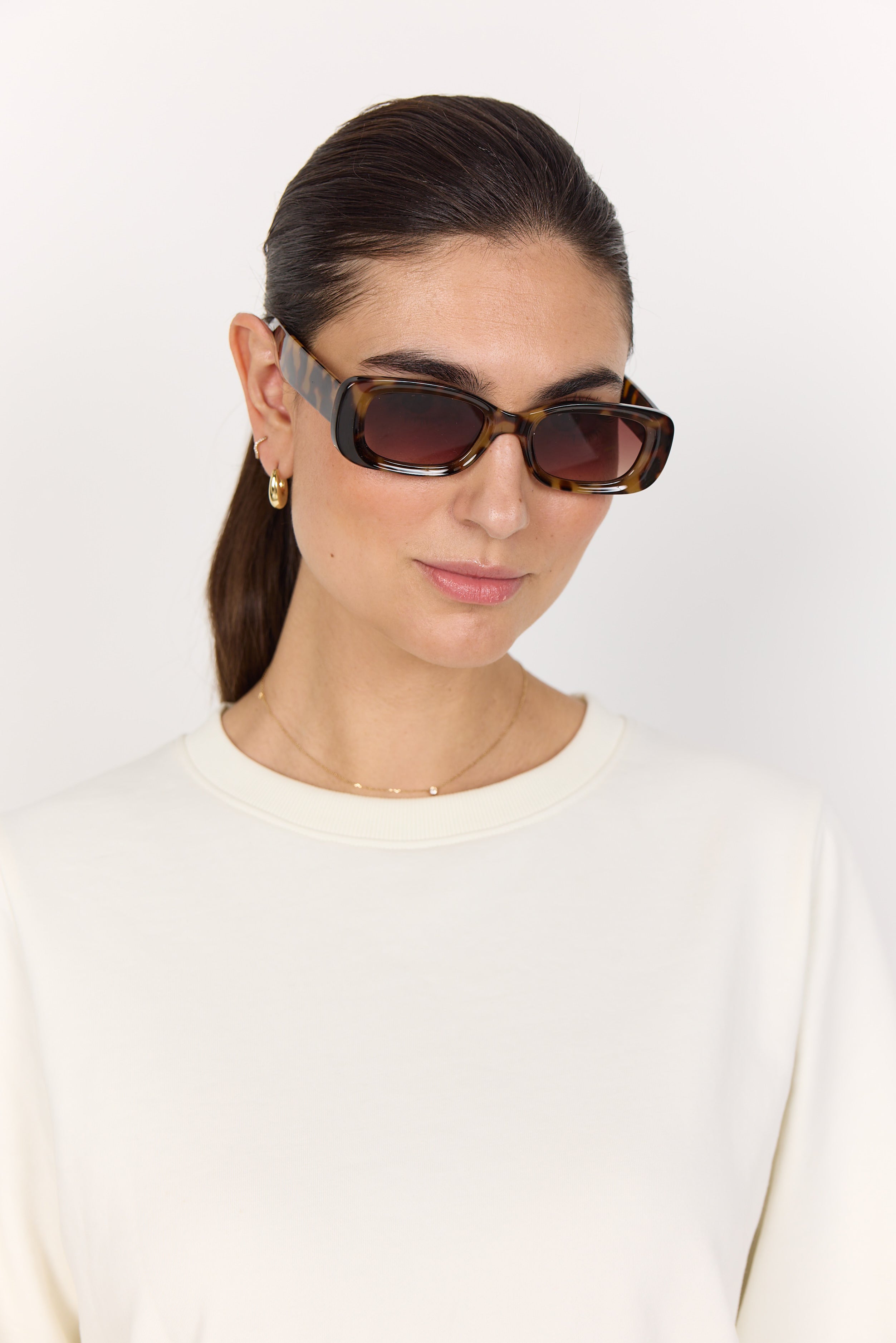 Rectangle Sunglasses - Tortoiseshell