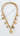 Rhinestone Star & Angel Charm Necklace - Gold