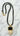 Long Chunky Stone Corded Necklace - Gold/Black