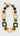 Geometric Rhinestone Statement Necklace - Gold Mix