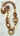 Long Oversized Resin Link Necklace - Brown mix