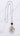 Long Spike Cluster & Rhinestone Necklace - Silver